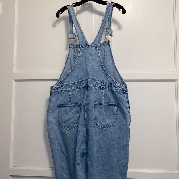 SHEIN Curve 2XL Washout Overalls - Picture 12 of 15